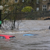 Bingley Floods 2015 Boxing Day - Brown Cow Bingley